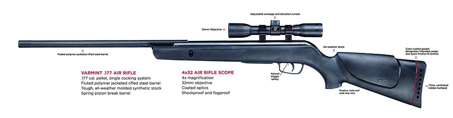 image of the gamo air rifle