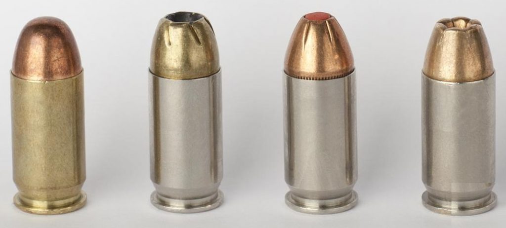 a picture of 45 ACP bullets