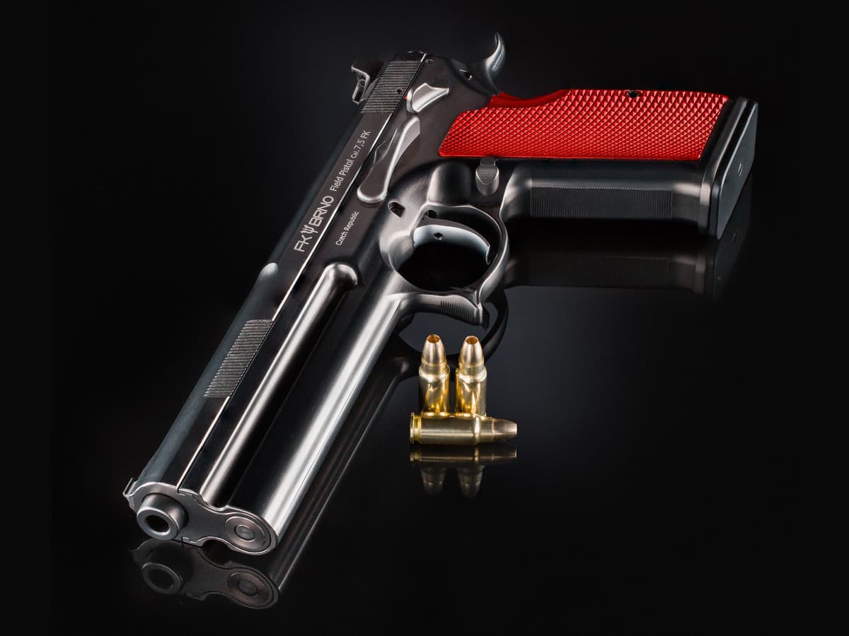 a picture of the FK Field Pistol with bullets