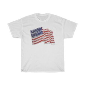 american flag t-shirt white color