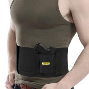 image of Adjustable Tactical Elastic Concealment Belly Band Gun Holster