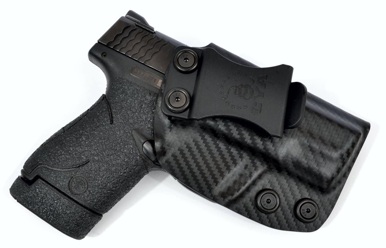 Leather IWB Gun Holster For Smith & Wesson M&P 9C 40 Cal,Genuine,hi...