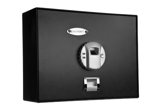 image of the Barska Top Opening Biometric Safe