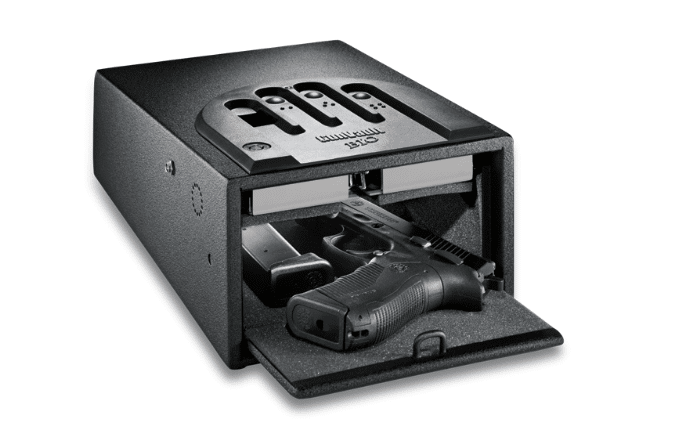 image of the Gunvault GVB1000 Mini Vault Biometric Gun Safe