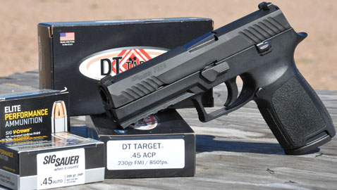 a picture of the SIG P320 in .45 ACP