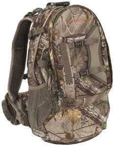 The Alps OutdoorZ Pursuit Hunting Backpack comes with a waist belt also has two pockets to carry small items