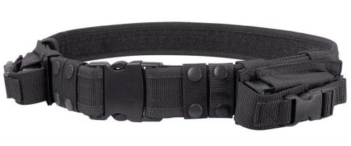 The Condor Tactical Belt comes equipped with two removable pistol mags