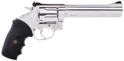 The Amadeo Rossi SA 357 Magnum revolver is manufactured in Brazil