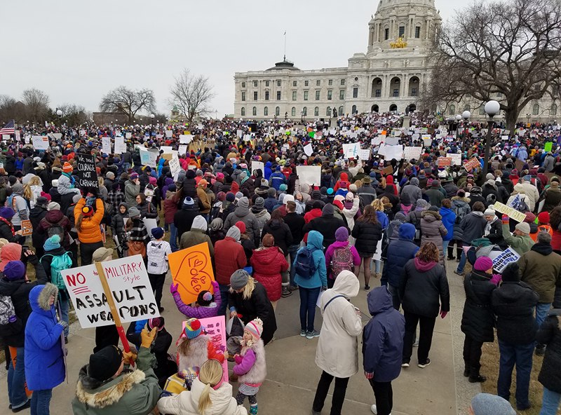 antigun rally in Minnesota