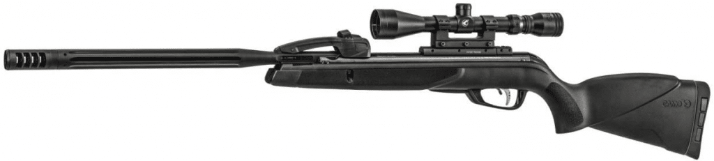 The GAMO SWARM MAXXIM AIR RIFLE has a 10 shot break barrel