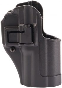 The blackhawk serpa concealment holster features a unique speed cut design allowing for smooth drawing and easy re-holstering