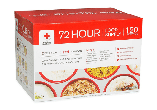 image of American Red Cross 4 Person 72 Hour Food Supply 