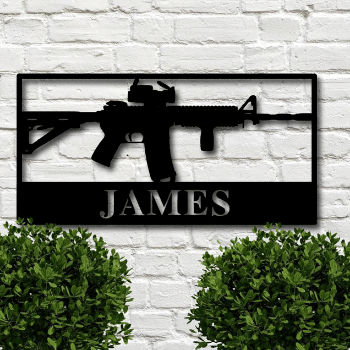 AR15 Metal Wall Art