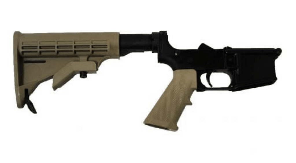 The PSA AR-15 CLASSIC STEALTH LOWER is made from high-strength, 7075-T6 aluminum