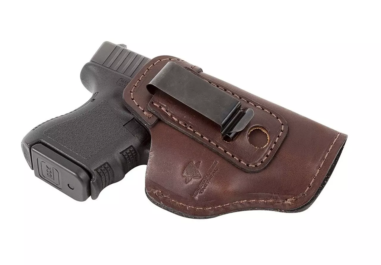 image of THE DEFENDER LEATHER IWB HOLSTER
