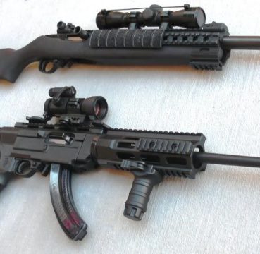 2 rifles