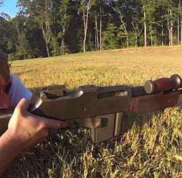 Browning Automatic Rifle (BAR) target practice