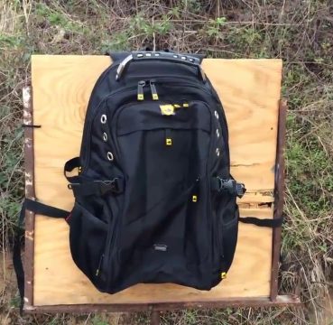 Bulletproof Backpack ballistic test