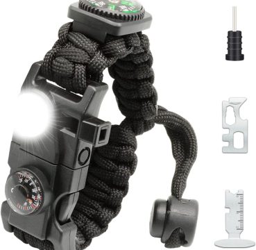 NVioAsport 20 in 1 Survival Paracord Bracelet