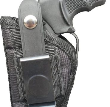 Nylon Belt or Clip on Gun Holster Fits Smith & Wesson 40, 642