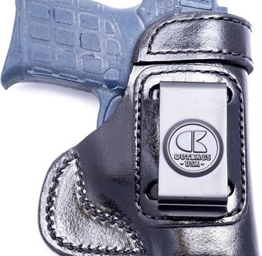 OUTBAGS USA Leather IWB Conceal Carry Gun Holster for Kel-Tec PF-9