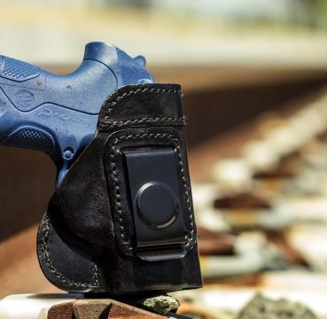 OUTBAGS USA LS6PX4C (Black-Right) Full Grain Heavy Leather IWB Conceal Carry Gun Holster for Beretta PX4 Storm Sub-Compact