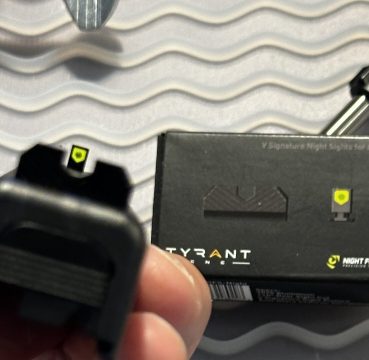Tyrant Glock Compatible sight installed