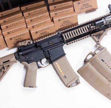 A- 15 with bullets calibers and cartridges