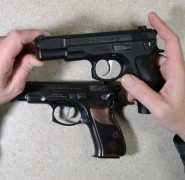 CZ 75 compact vs full size semi automatic pistols