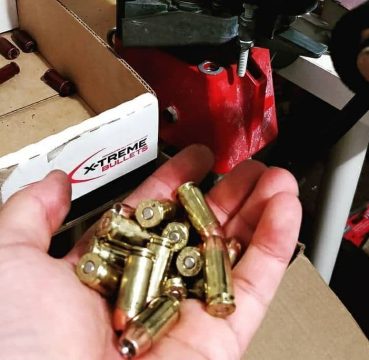 image of xtreme bullets on hand